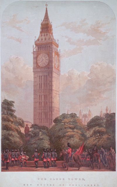 Design for Big Ben, 1859 by English School